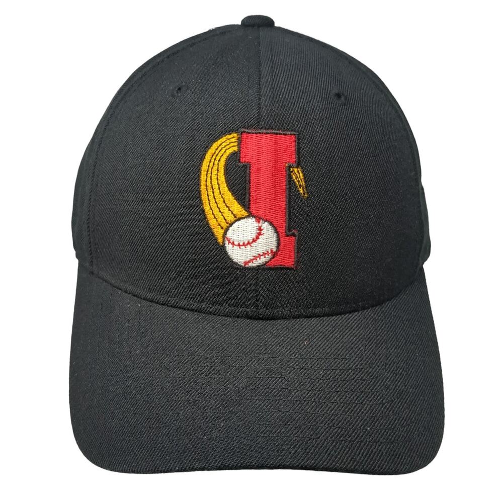 Pacific Pro Series Snapback Cap Black One Size Adjustable Embroidered 6 Panel